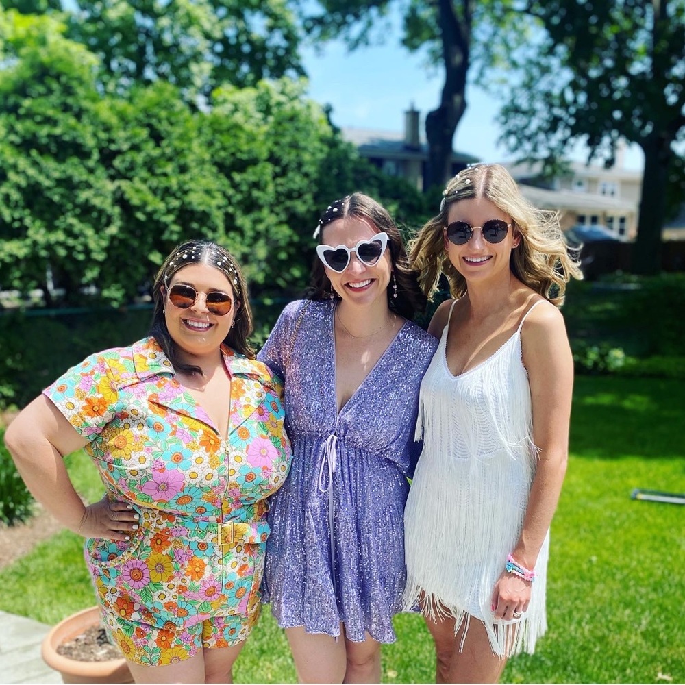 ASOS Sequin Long Sleeve Minidress